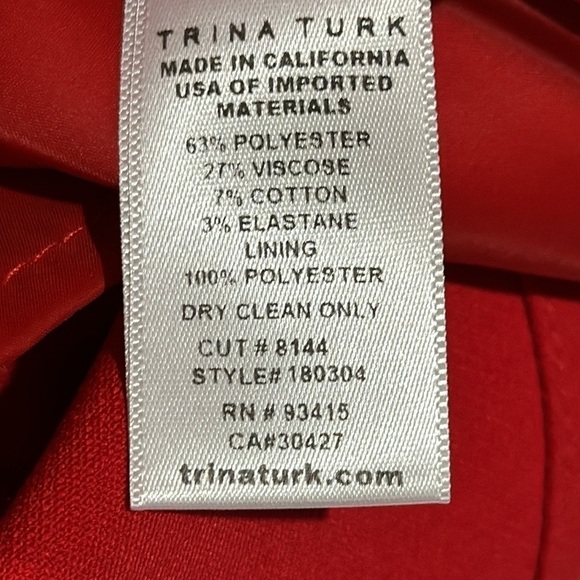 Trina Turk Spumante Fit and Flare Dress Size 8 - NWT - Picture 7 of 7